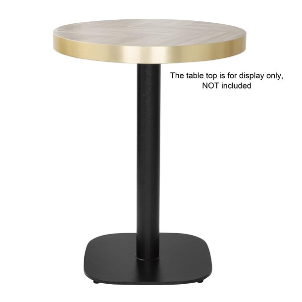FU546 Bolero Black Cast Iron Table Base 720x420mm