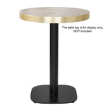 FU546 Bolero Black Cast Iron Table Base 720x420mm