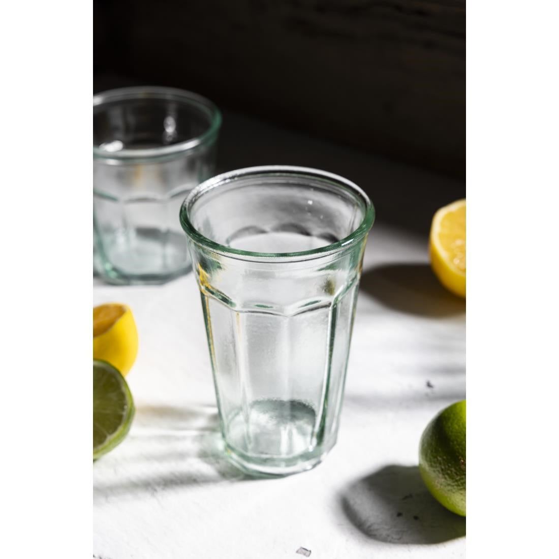 FU591 Olympia Recycled Glass Orleans Tumblers 500ml (Pack of 6)