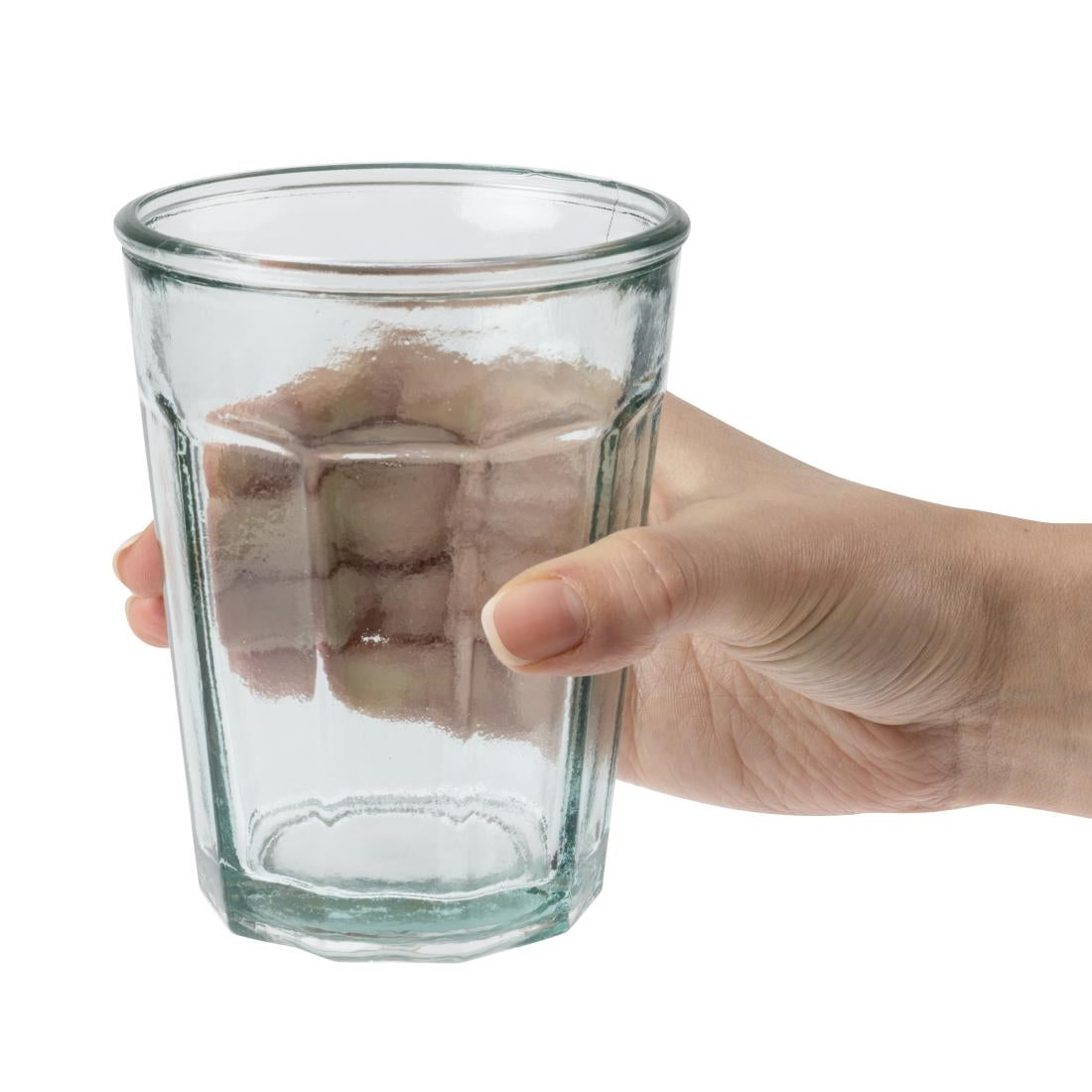 FU592 Olympia Recycled Glass Orleans Tumblers 400ml (Pack of 6)
