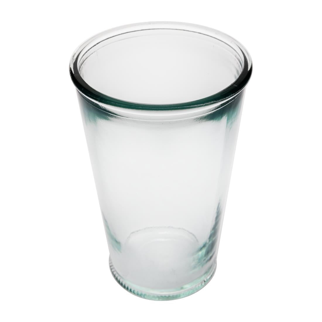 FU595 Olympia Recycled Glass Conical Tumblers 300ml (Pack of 6)