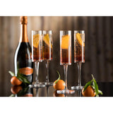 FU608 Utopia Lucent Level Champagne Glasses 165ml (Pack of 6)