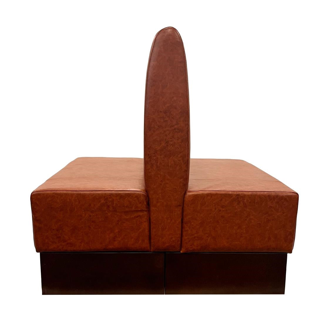 FU640 Double Booth in Bison Tan Vinyl
