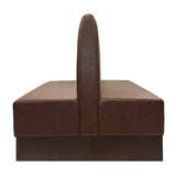 FU641 Double Booth in Bison Espresso Vinyl - JD Catering Equipment Solutions Ltd