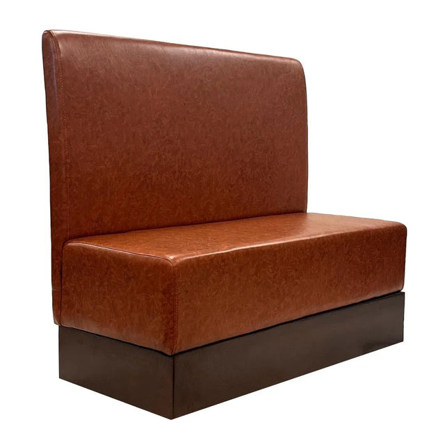 FU642 Single Booth in Bison Tan Vinyl - JD Catering Equipment Solutions Ltd