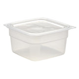 FU680 Cambro FreshPro Food Containers with Lid (Pack of 2 x 0.95ltr and 2 x 0.47Ltr)