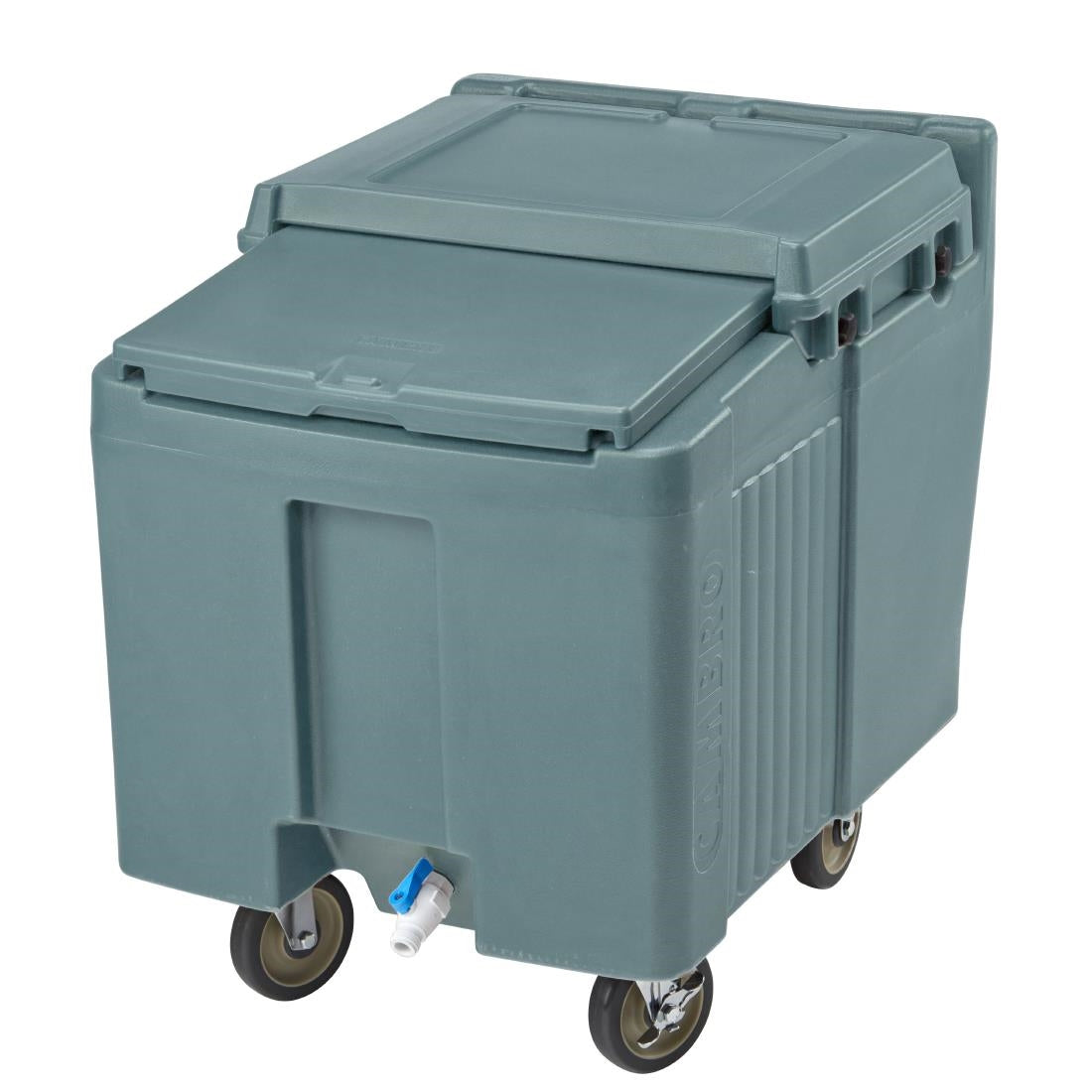 FU690 Cambro ICS125L Ice Caddy With Sliding Lid Slate Blue