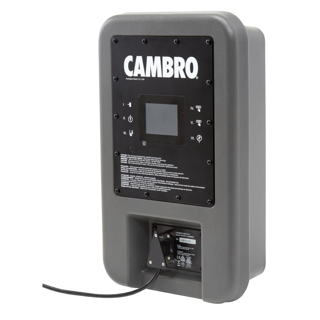 FU695 Cambro Ultra Pro Cart Heating Module Charcoal Grey