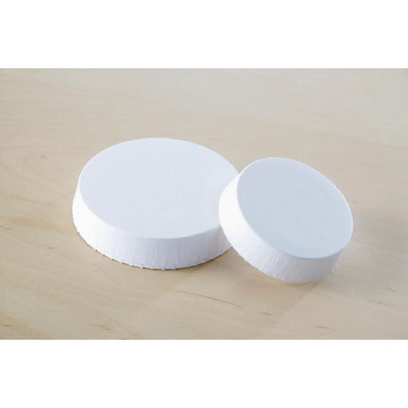 FU698 SolutionWare Paper Glass Covers White 60mm (Pack of of 1000)