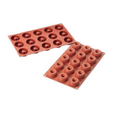 FU713 Schneider Silicone 15 Mini Ring Donut Mould 45x18mm - JD Catering Equipments Ltd