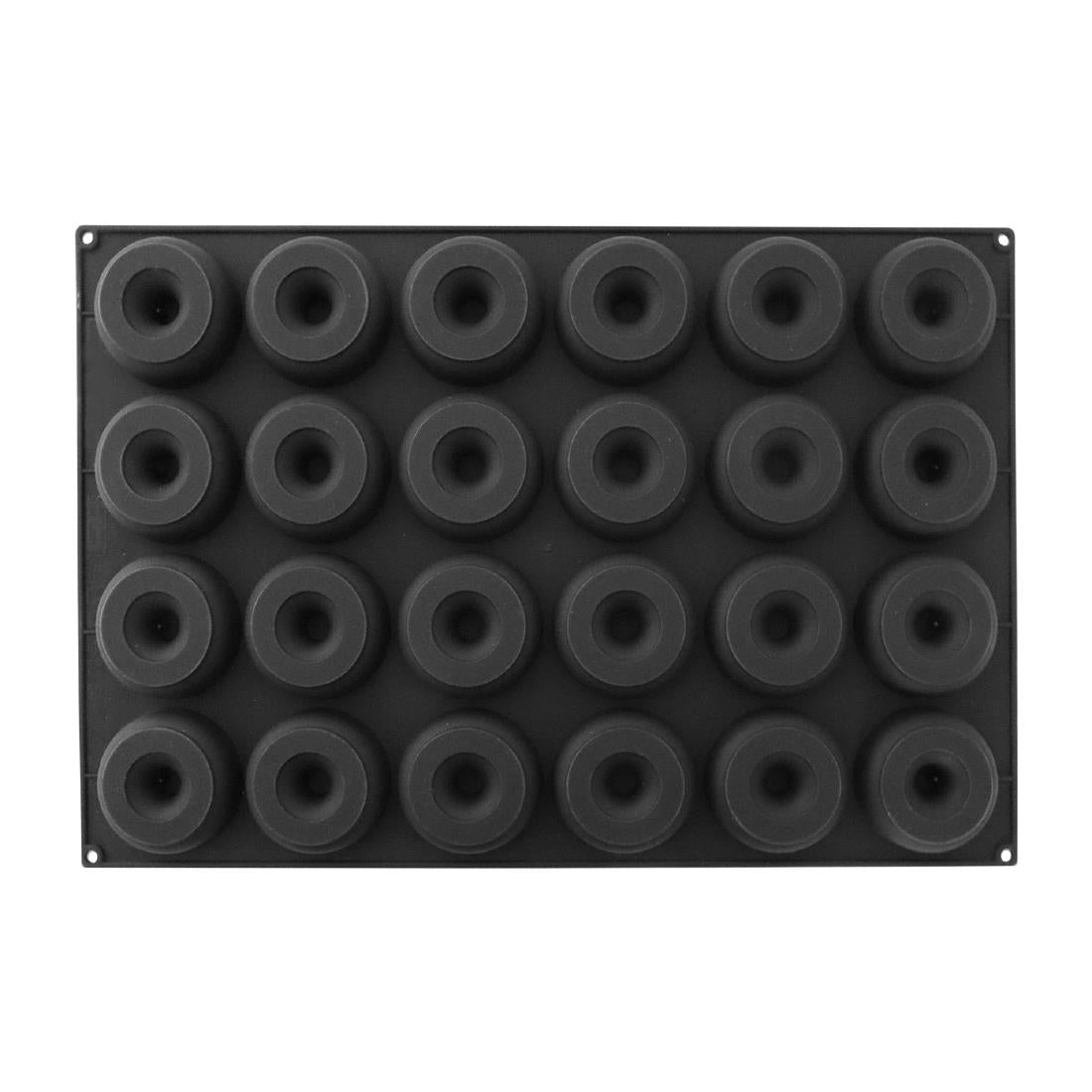 FU715 Schneider Silicone 24 Donut Mould 400x600mm