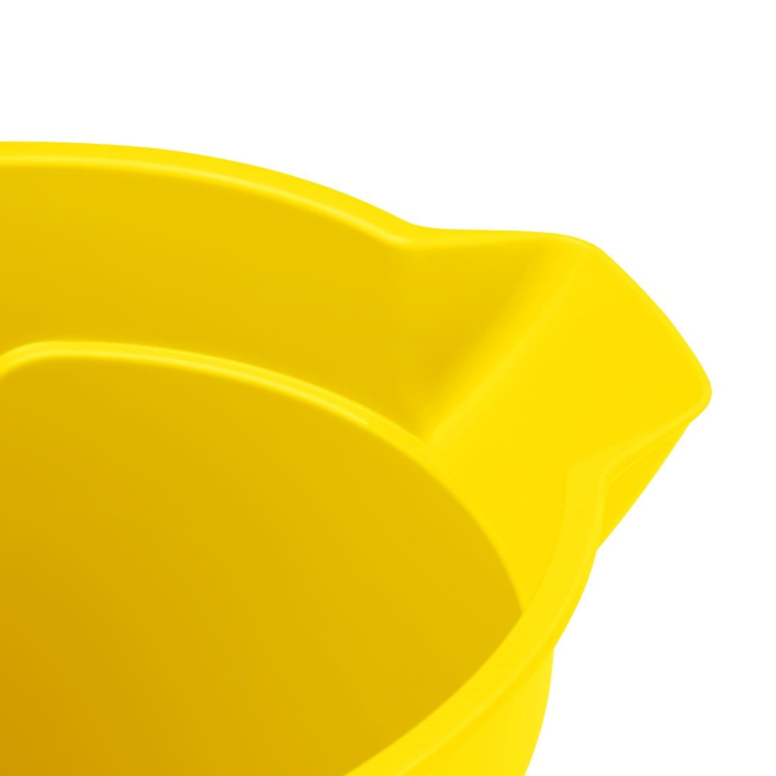 FU834 Jantex Yellow Graduated Bucket with Pouring Lip 10ltr