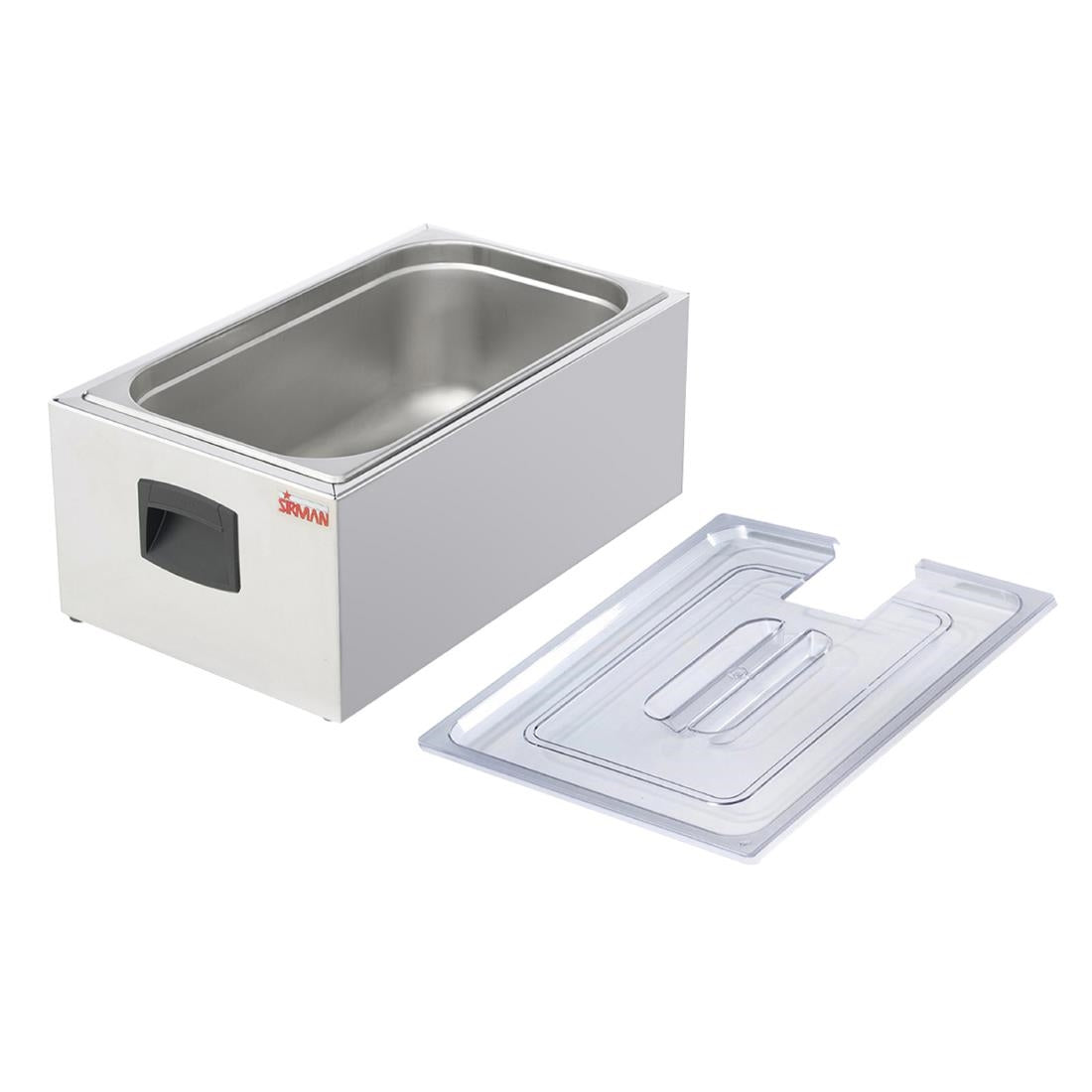 FU917 Sirman 1/1 GN Stainless Steel Tray with Lid 69062000