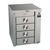 FU932 Victor Four Drawer Slide Under Heated Drawers HD61 - JD Catering Equipments Ltd