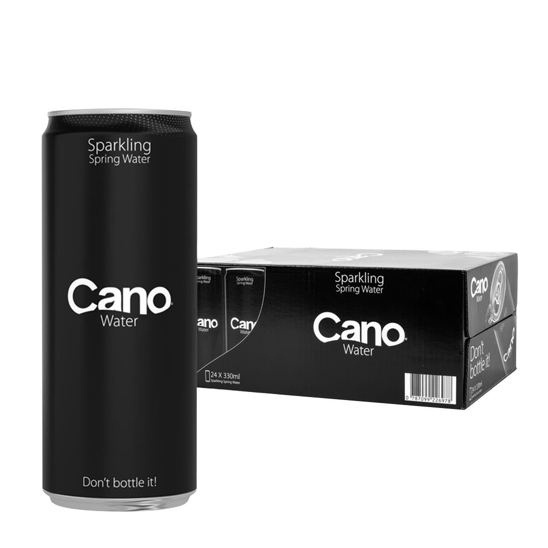 FU937 Cano Water Sparkling Cans 330ml (Pack of 24)