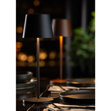 FU963 Utopia Bermuda LED Cordless Lamp 320mm Black (Pack of 6)