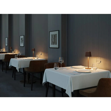 FU964 Utopia Bermuda LED Cordless Lamp 320mm Corten (Pack of 6) - JD Catering Equipment Solutions Ltd
