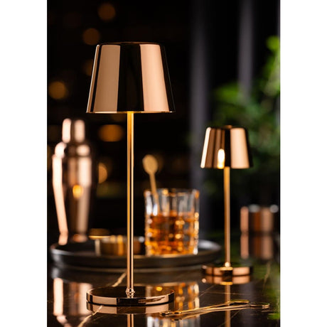 FU966 Utopia Bermuda LED Cordless Lamp 320mm Copper (Pack of 6)
