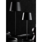 FU967 Utopia Bermuda Micro LED Cordless Lamp 210mm Black (Pack of 6)