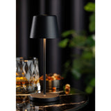 FU967 Utopia Bermuda Micro LED Cordless Lamp 210mm Black (Pack of 6)