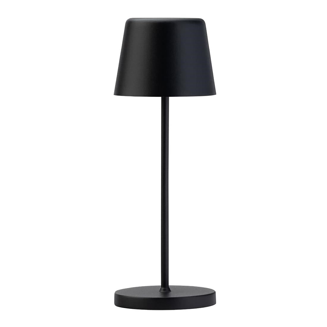 FU967 Utopia Bermuda Micro LED Cordless Lamp 210mm Black (Pack of 6)