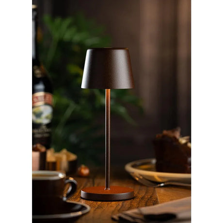 FU968 Utopia Bermuda Micro LED Cordless Lamp 210mm Corten (Pack of 6) - JD Catering Equipment Solutions Ltd