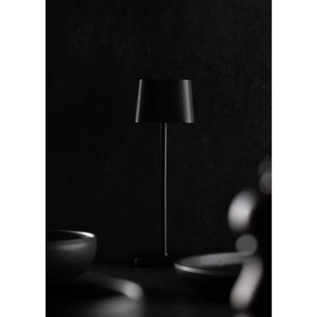 FU973 Utopia Montego Micro LED Cordless Lamp 200mm Black (Pack of 6) - JD Catering Equipment Solutions Ltd
