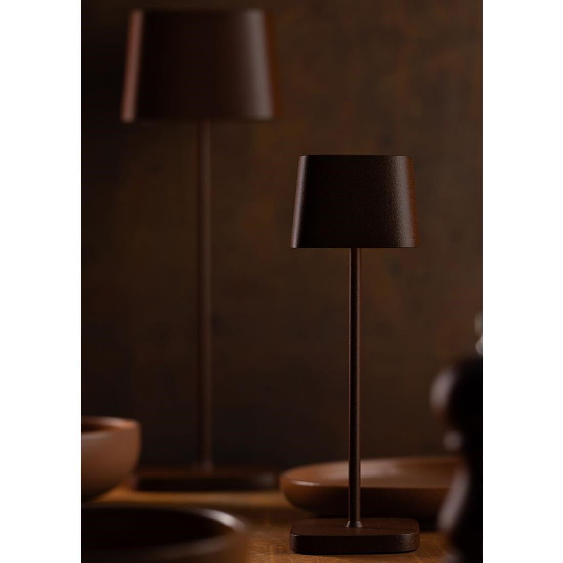FU974 Utopia Montego Micro LED Cordless Lamp 200mm Corten (Pack of 6)