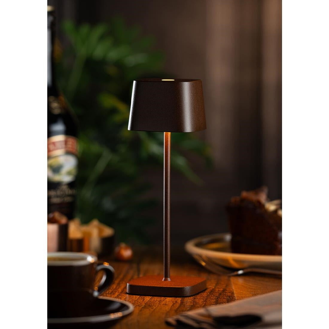 FU974 Utopia Montego Micro LED Cordless Lamp 200mm Corten (Pack of 6)