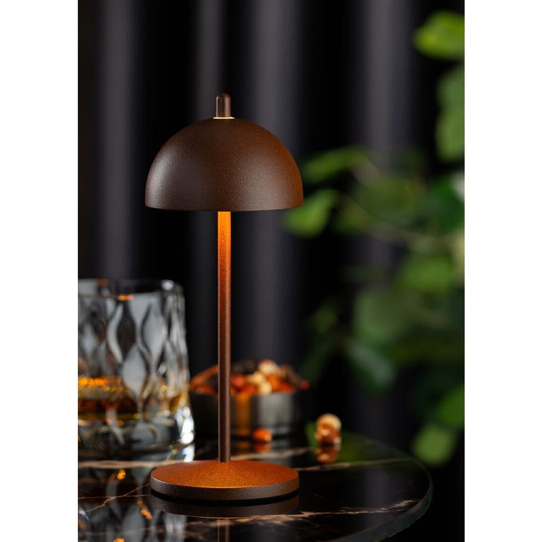 FU978 Utopia Antigua Micro LED Cordless Lamp 200mm Corten (Pack of 6)