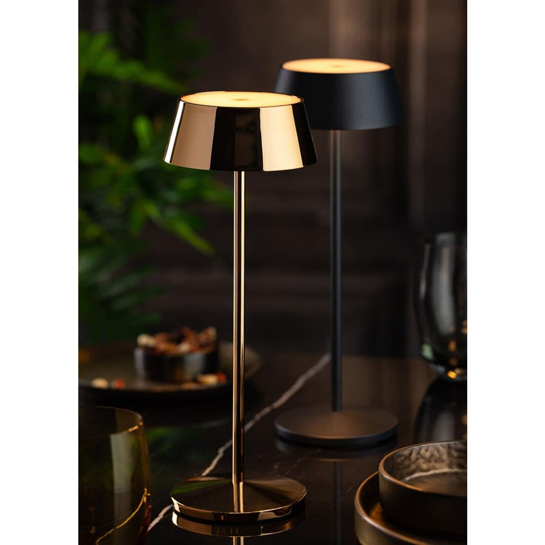 FU979 Utopia Martinique LED Cordless Lamp 300mm Black (Pack of 6)