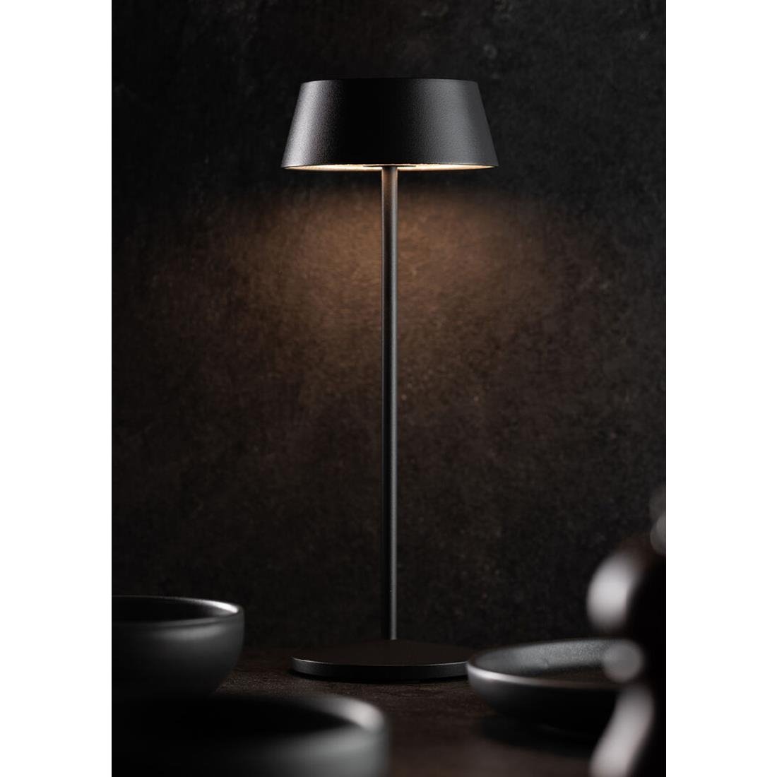 FU979 Utopia Martinique LED Cordless Lamp 300mm Black (Pack of 6)