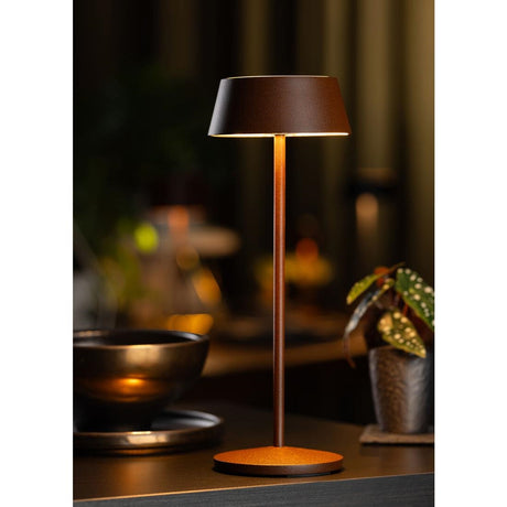 FU980 Utopia Martinique LED Cordless Lamp 300mm Corten (Pack of 6)