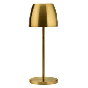 FU985 Utopia Montserrat LED Cordless Lamp 300mm Brushed Gold (Pack of 6) - JD Catering Equipment Solutions Ltd
