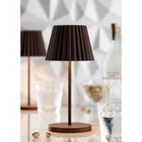 FU989 Utopia Dominica LED Cordless Lamp 260mm Cocoa (Pack of 6)