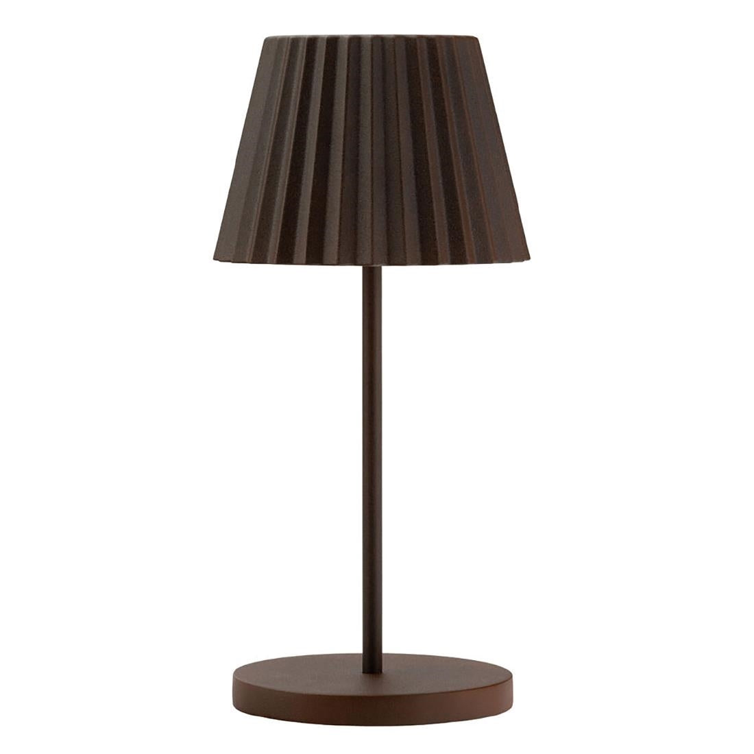 FU989 Utopia Dominica LED Cordless Lamp 260mm Cocoa (Pack of 6)