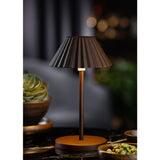 FU993 Utopia Aruba LED Cordless Lamp 230mm Cocoa (Pack of 6)