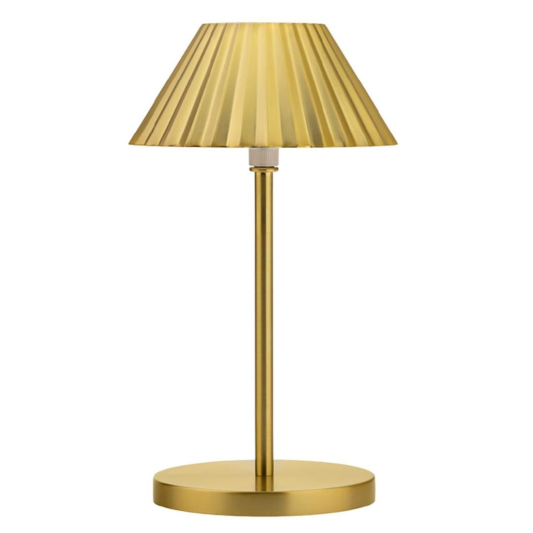 FU994 Utopia Aruba LED Cordless Lamp 230mm Brushed Gold (Pack of 6)