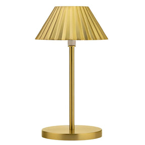 FU994 Utopia Aruba LED Cordless Lamp 230mm Brushed Gold (Pack of 6) - JD Catering Equipment Solutions Ltd