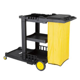 FU997 Jantex Cleaning Trolley Black