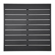 Bolero Aluminium Square Table Top Black 700x700mm