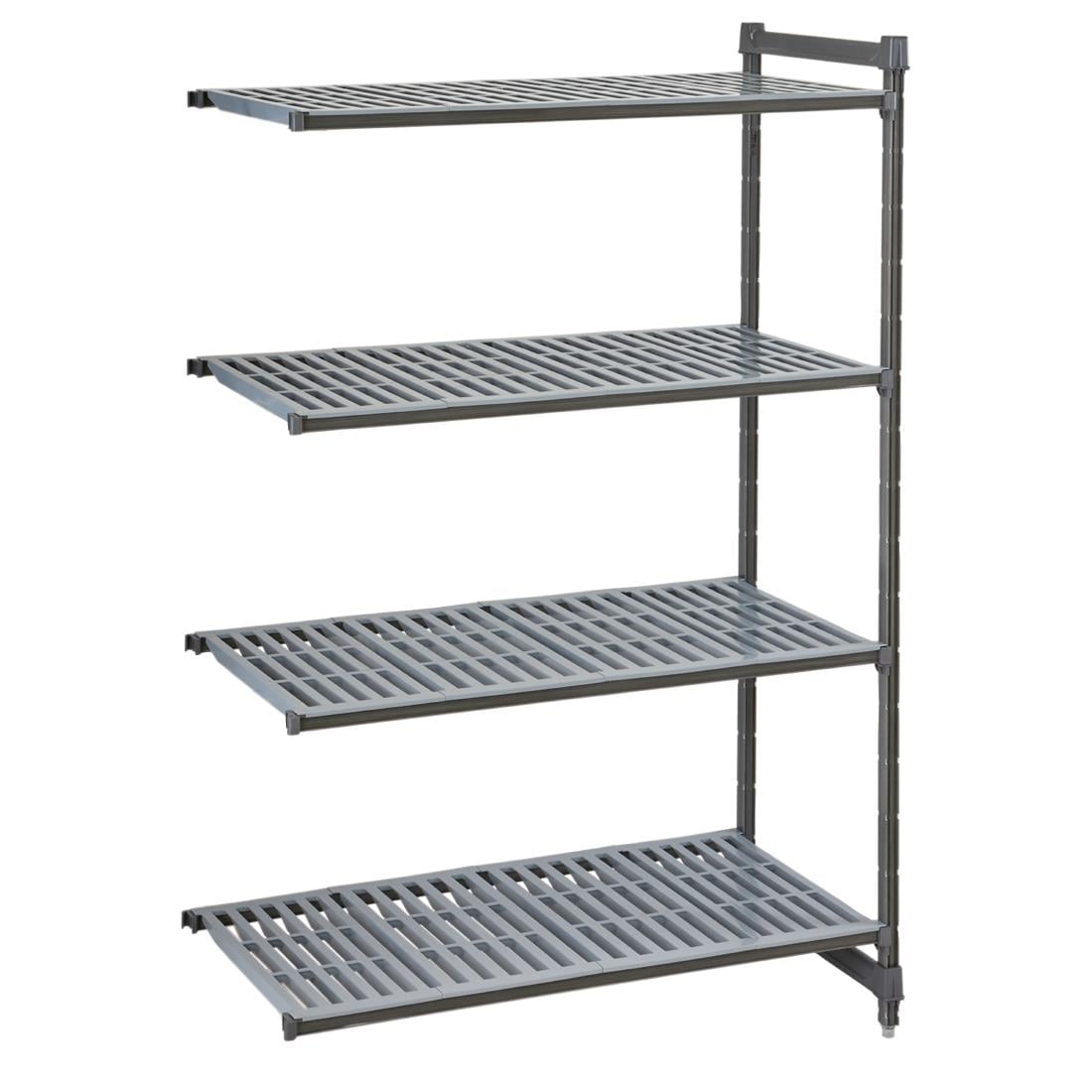Cambro Camshelving Basics Plus Add-On Unit 4 Tier With Vented Shelves 1830(H)x 1328(W)x 540(D)mm