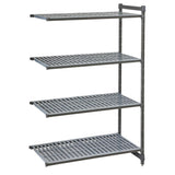 Cambro Camshelving Basics Plus Add-On Unit 4 Tier With Vented Shelves 1830(H)x 1328(W)x 540(D)mm