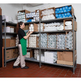 Cambro Camshelving Basics Plus Add-On Unit 4 Tier With Vented Shelves 1630(H)x 1480(W)x 610(D)mm