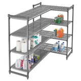 Cambro Camshelving Basics Plus Add-On Unit 4 Tier With Vented Shelves 1630(H)x 1480(W)x 610(D)mm