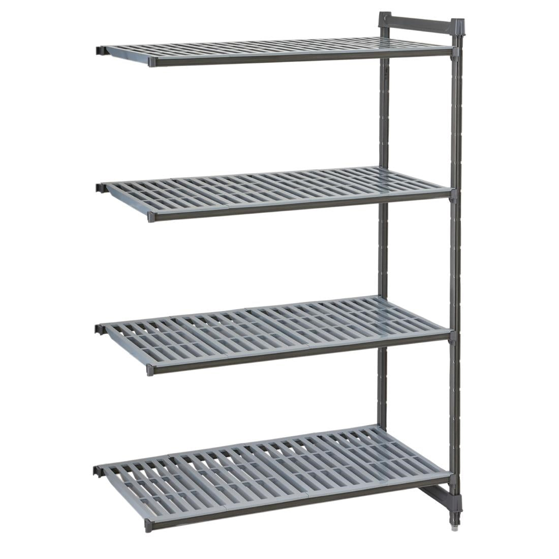 Cambro Camshelving Basics Plus Add-On Unit 4 Tier With Vented Shelves 1630(H)x 1480(W)x 610(D)mm