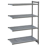 Cambro Camshelving Basics Plus Add-On Unit 4 Tier With Vented Shelves 1630(H)x 1480(W)x 610(D)mm