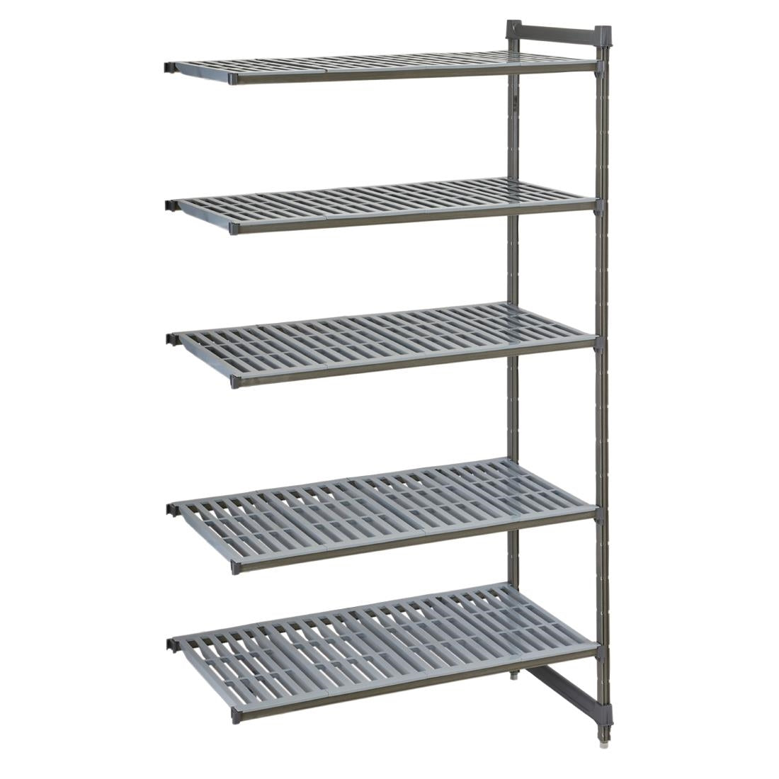 Cambro Camshelving Basics Plus Add-On Unit 5 Tier With Vented Shelves 2140(H)x 1175(W)x 610(D)mm