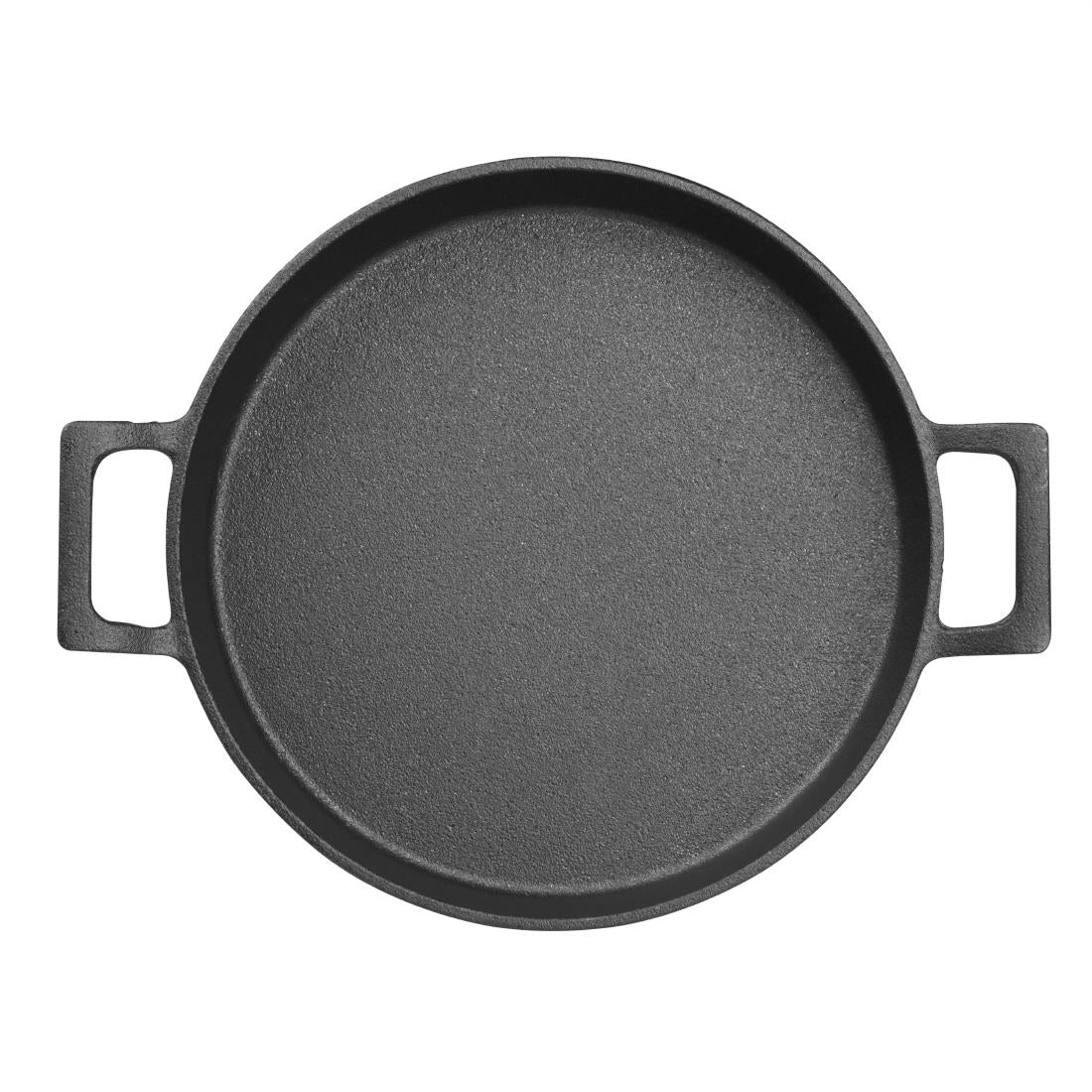 FW816 Olympia Cast Iron Round Eared Dish 200mm