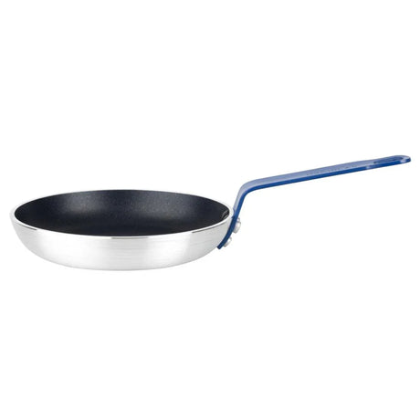 HT970 - Hygiplas Aluminium Non-Stick Teflon Platinum Plus Frying Pan with Blue Handle 19cm